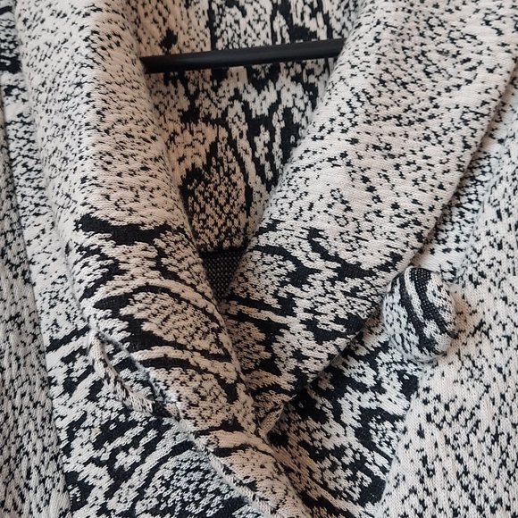 Calvin Klein Snake Skin Print Sleeveless Shawl Collared Thick Sheath Dress - Picture 10 of 10